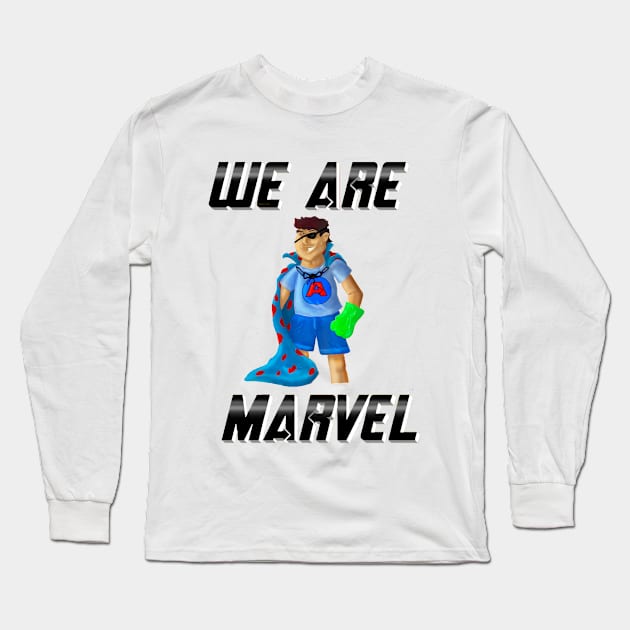 We Are Marvel Pod (Just Jeremy) Long Sleeve T-Shirt by We Are Marvel Pod